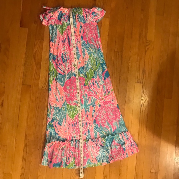 Lilly Pulitzer Let’s Cha Cha Maxi Dress XL (12-14) - Picture 6 of 6